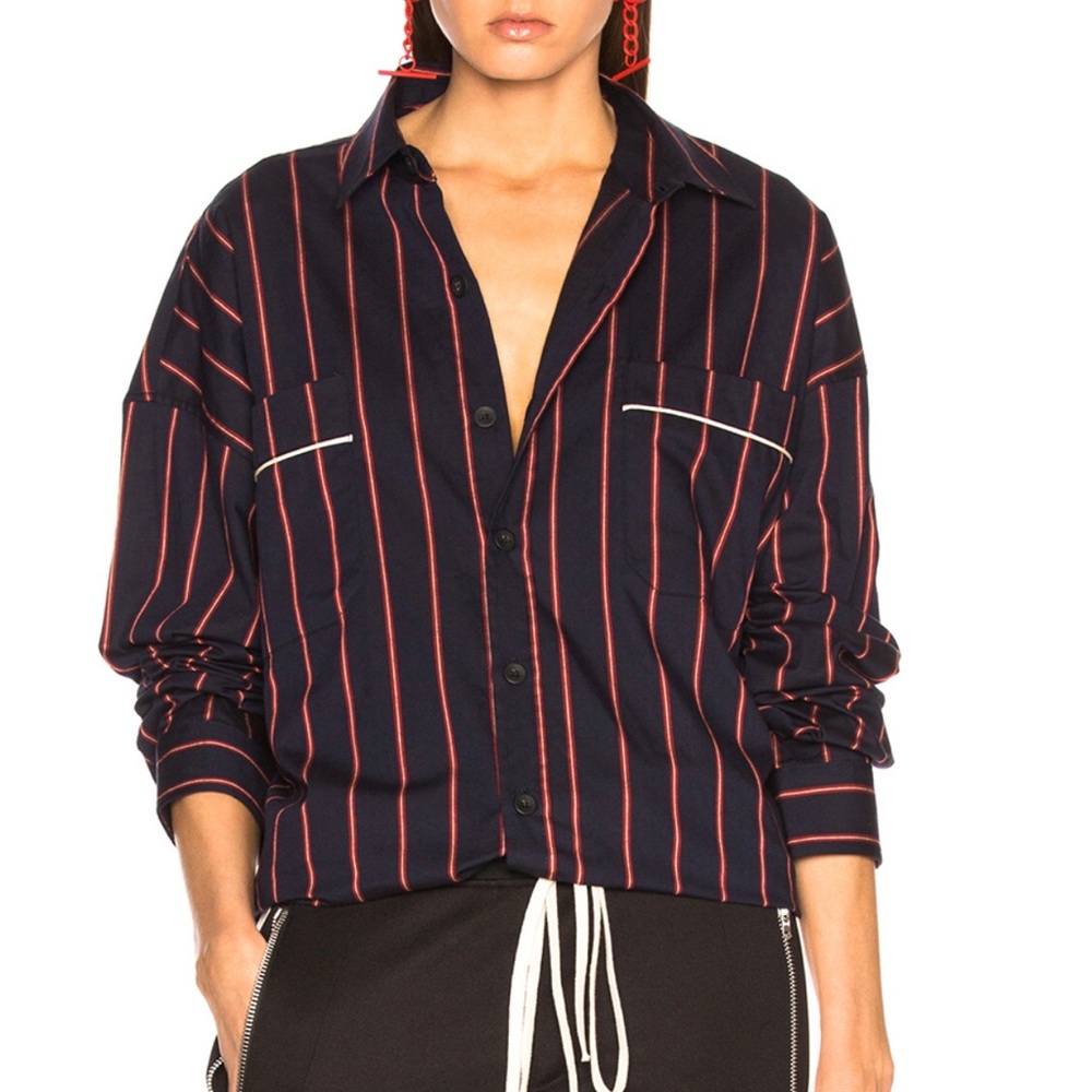 Fear of God Oversized Stripped Shirt